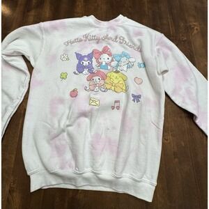 Sanrio Hello Kitty And Friends Stars Lavender Tie-Dye Girls S Sweatshirt 13/14
